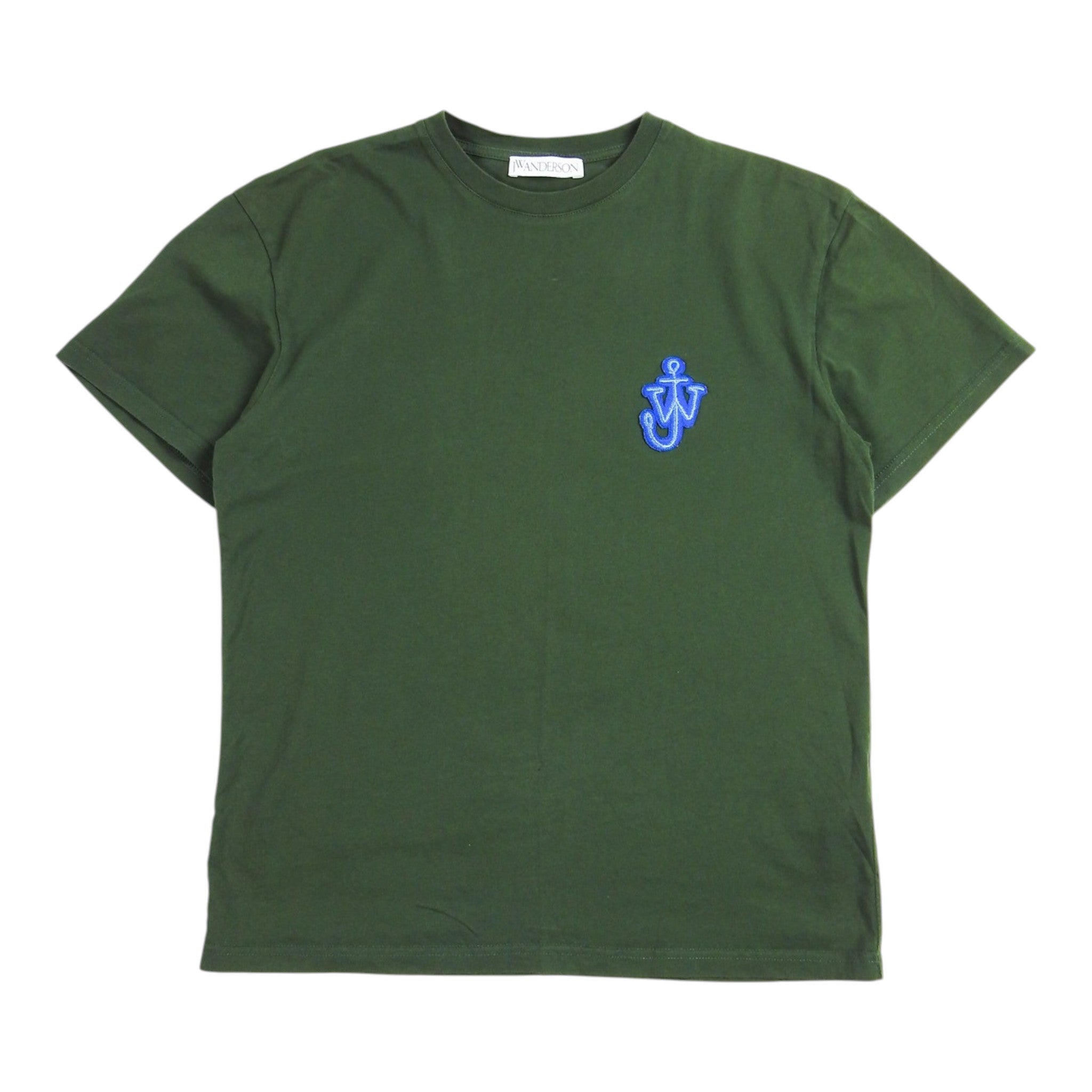 J.W. Anderson Anchor Patch Green T-Shirt Size Small