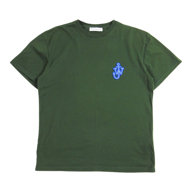 J.W. Anderson Anchor Patch Green T-Shirt Size Small