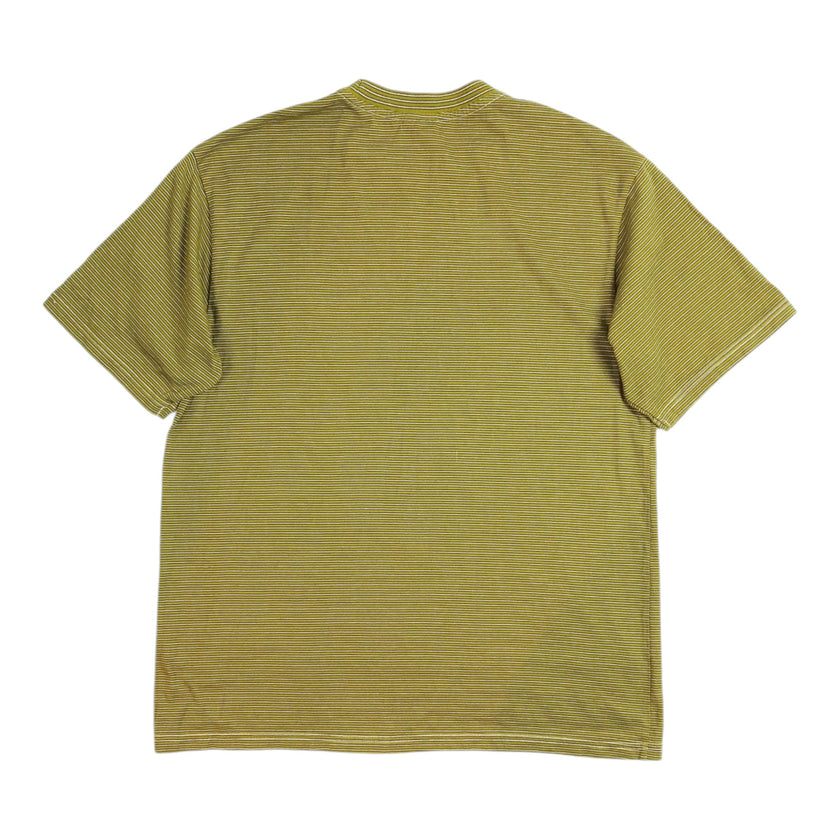 Yonetomi Yellow/Green Striped T-Shirt Size 2