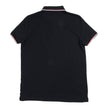 Moncler Black SS Pique Polo Shirt Size Large