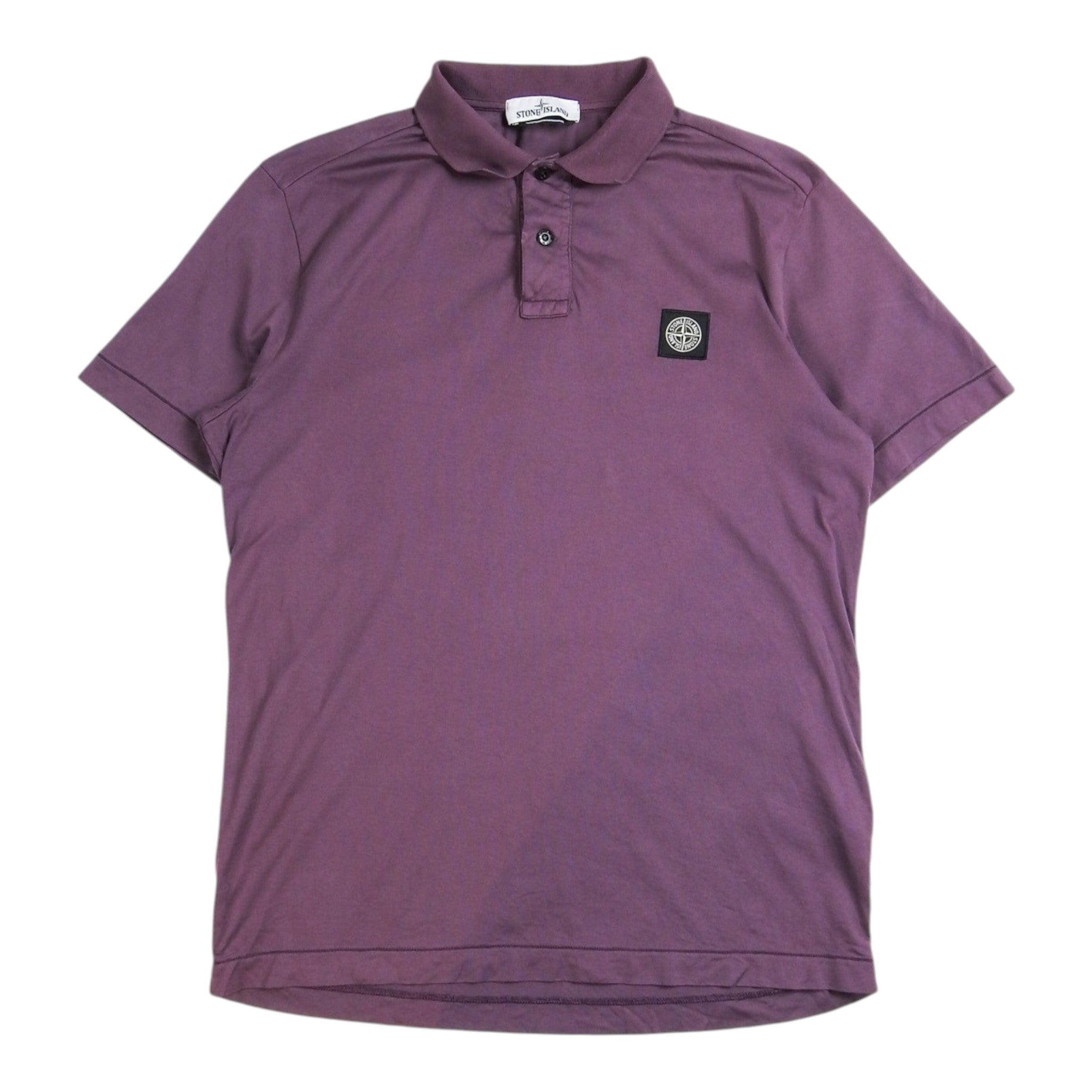 Stone Island Purple SS Polo Shirt Size Large