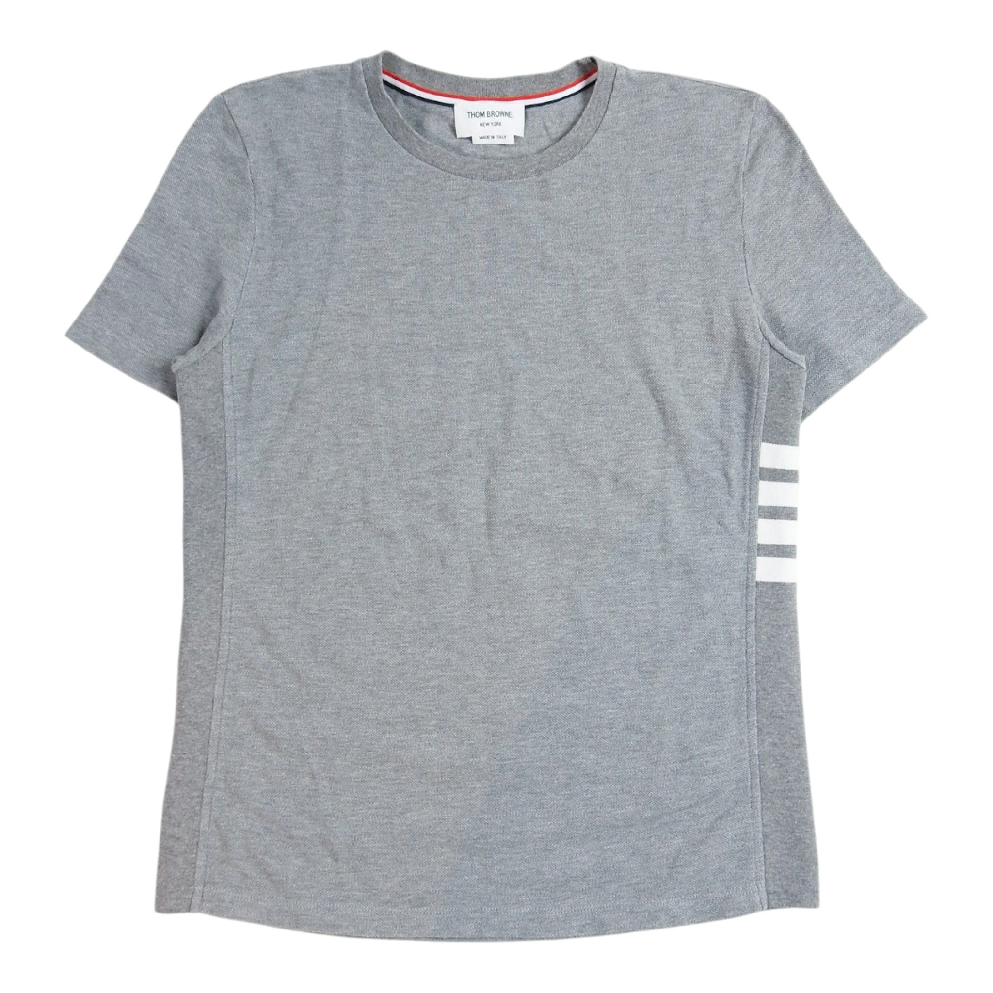 Thom Brown Woven Grey T-Shirt Size 1