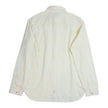 Oliver Spencer Cream Grid Linen Shirt Size 16