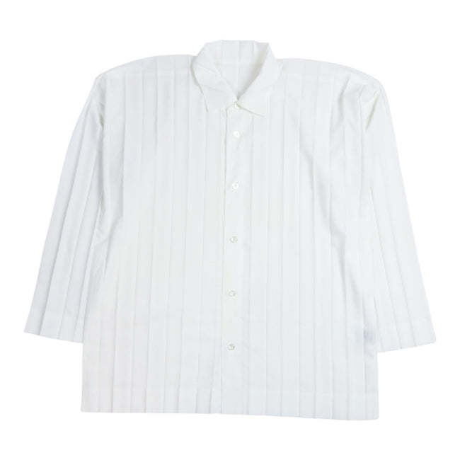 Homme Plisse Wide Pleat LS Shirt Size 3