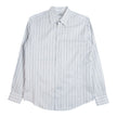 Hermes Blue/Black Striped LS Shirt Size 16