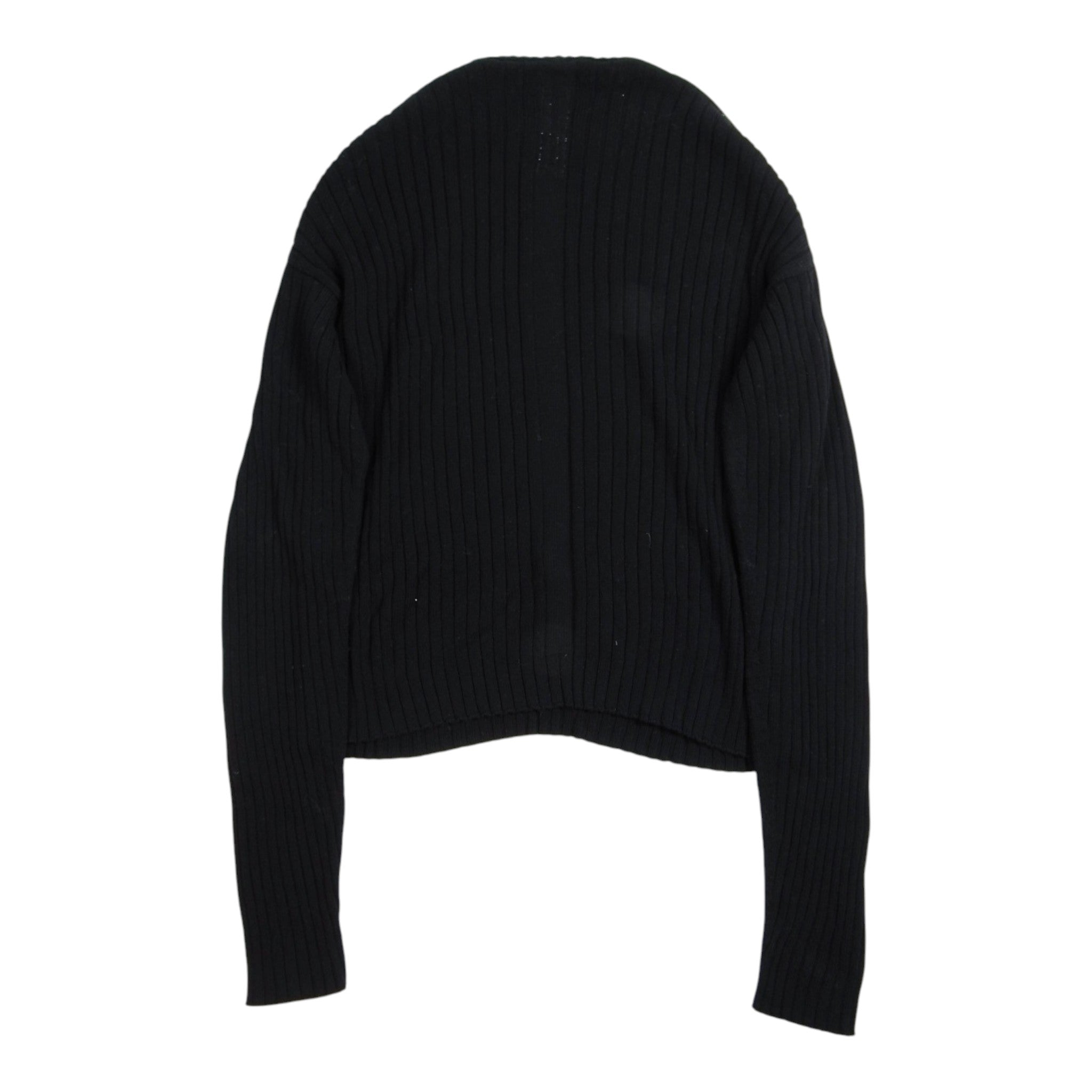 Rick Owens SS26 Hollywood Black Knit Sweater Size XL