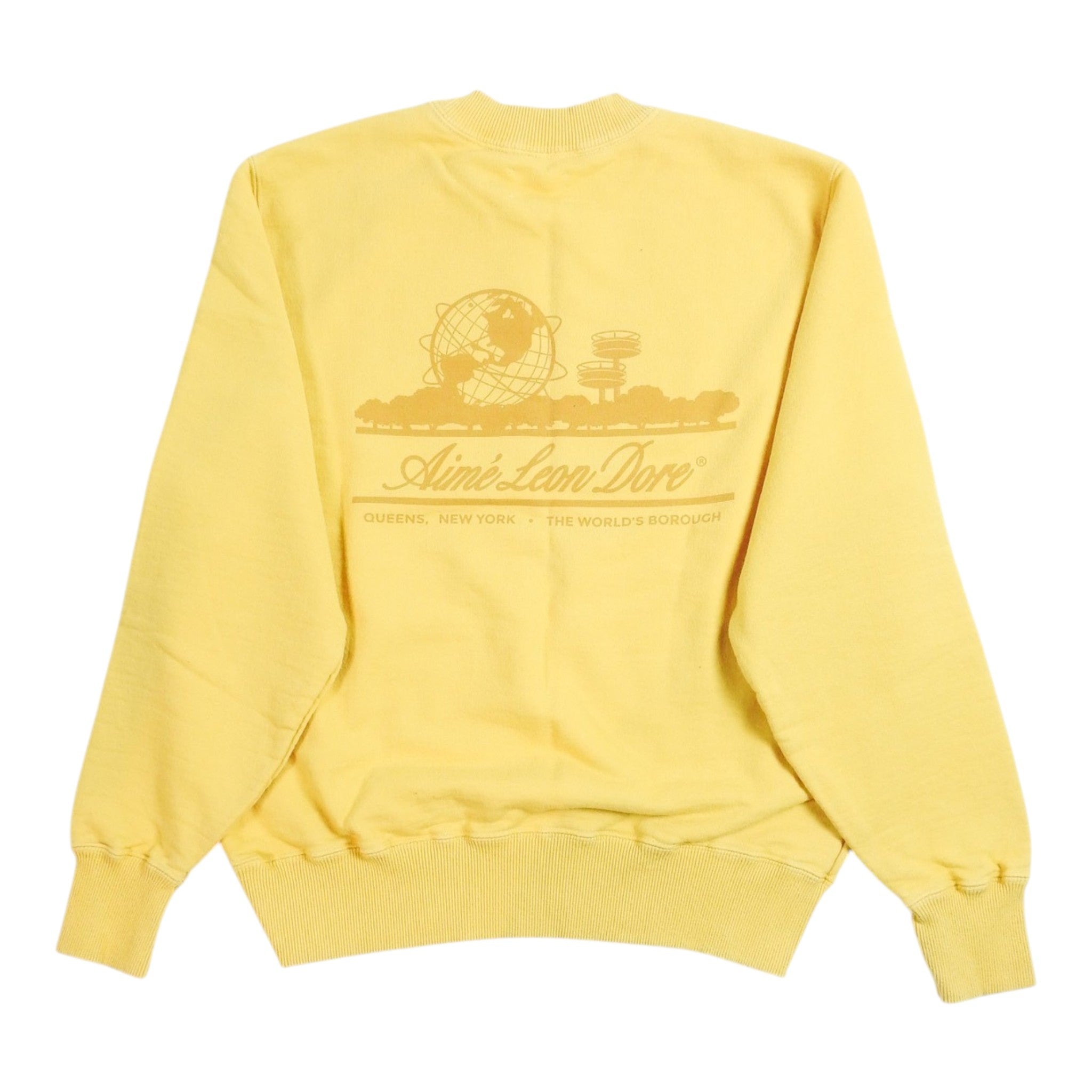 Aime Leon Dore Yellow Sweatshirt Size Small