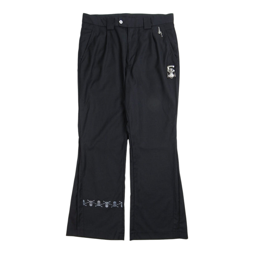 C2H4 Metal Decal Trousers Size XL