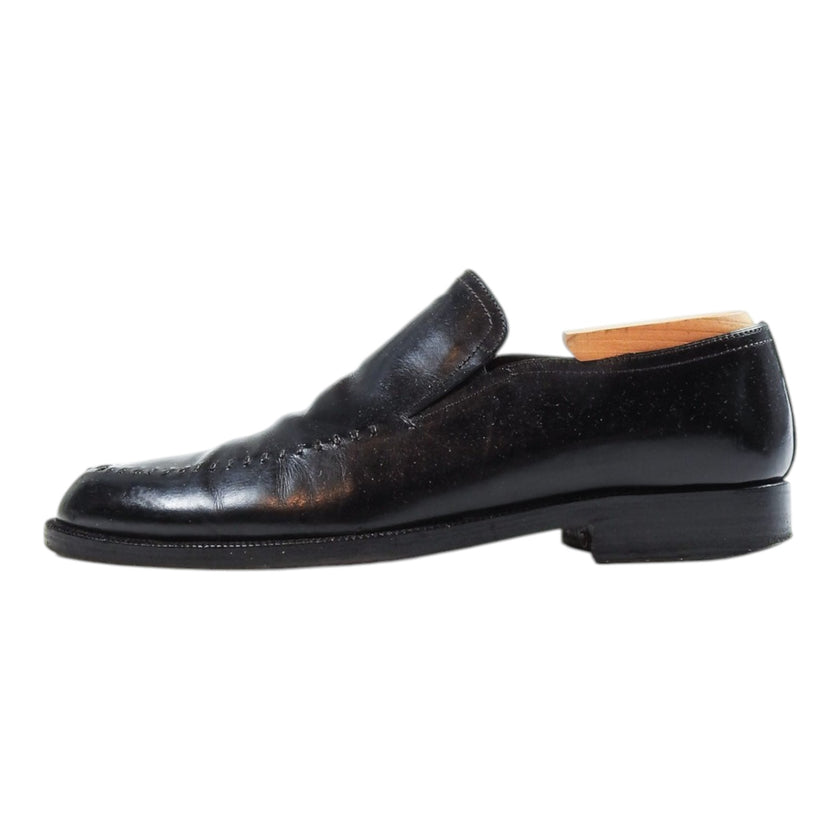 Lorenzo Banfi Black Stotch Loafer Size 9