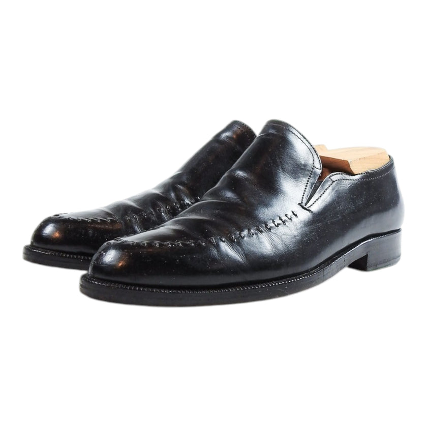 Lorenzo Banfi Black Stotch Loafer Size 9