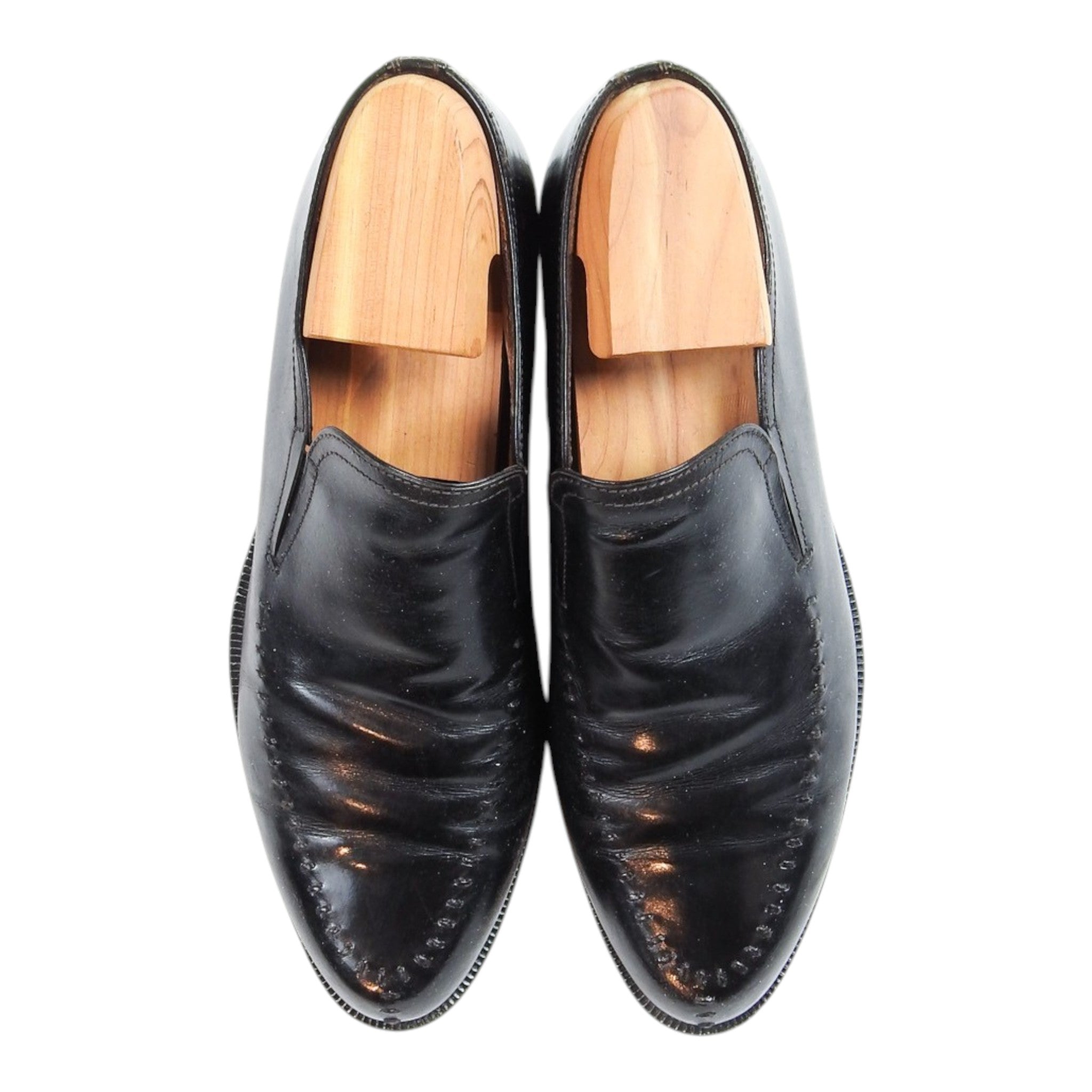 Lorenzo Banfi Black Stotch Loafer Size 9