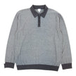 Armani Collezioni Brown Striped Polo Size 2XL