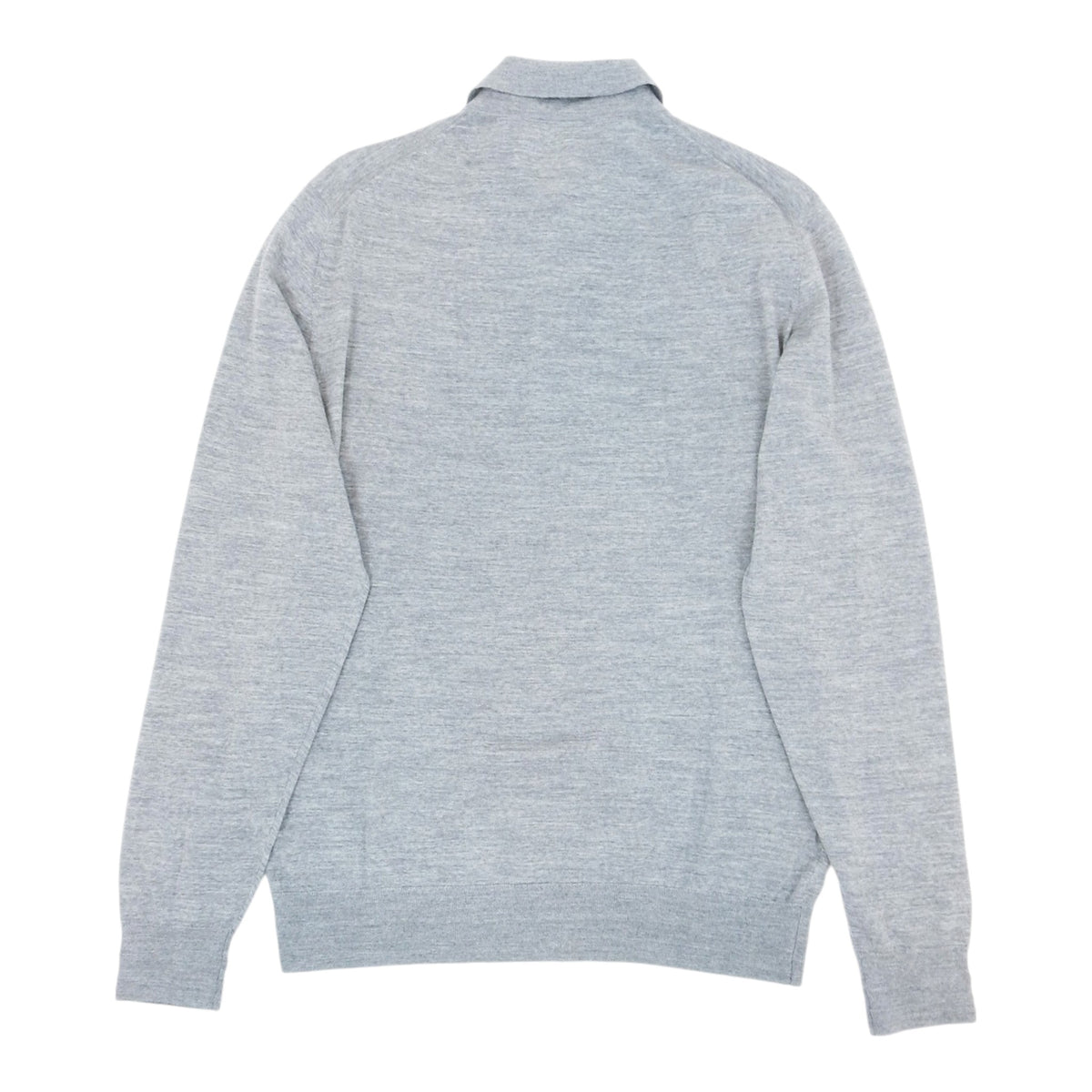 Brioni Heather Grey Knit Polo Size 56