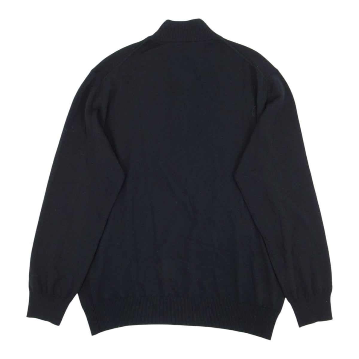 Zegna Black 1/4 Zip Knit Size 3XL