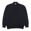 Zegna Black 1/4 Zip Knit Size 3XL