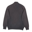 Zegna Brown High Neck Zip Knit Size 3XL