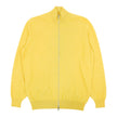 Brunello Cucinelli Yellow High Neck Cashmere Zip Size 56
