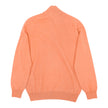 Brunello Orange 1/4 Zip Cashmere Knit Size 54