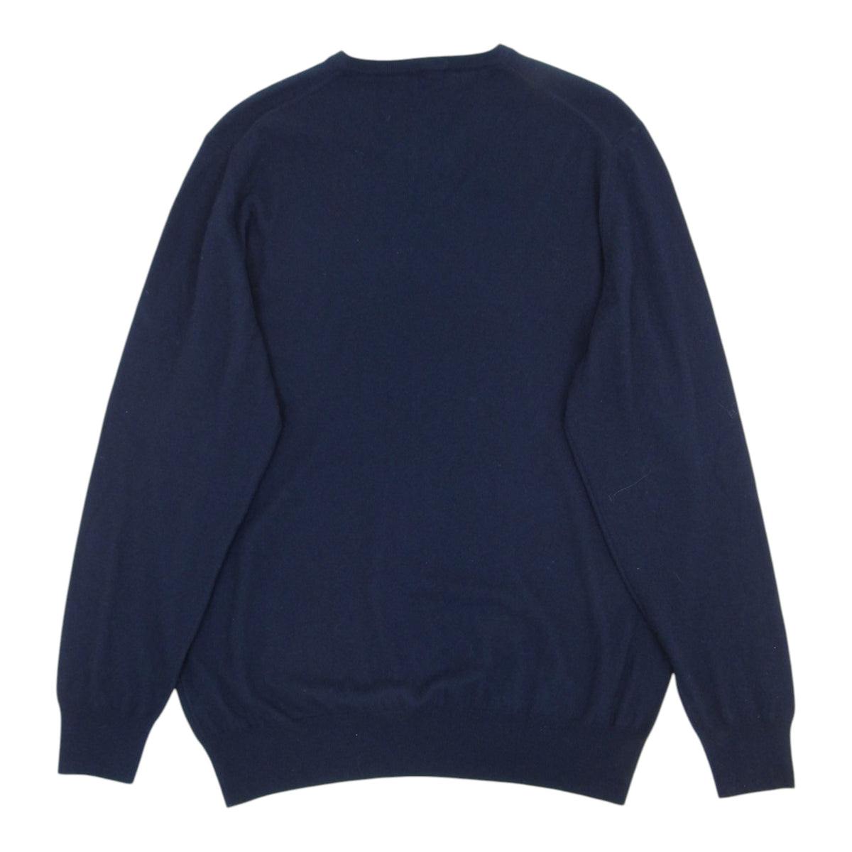 Loro Piana Navy Baby Cashmere V Neck Sweater Size 58