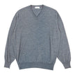 Brunello Grey V Neck Sweater Size 56