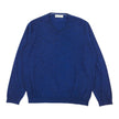 Brunello Cucinelli Navy V Neck Sweater Size 52