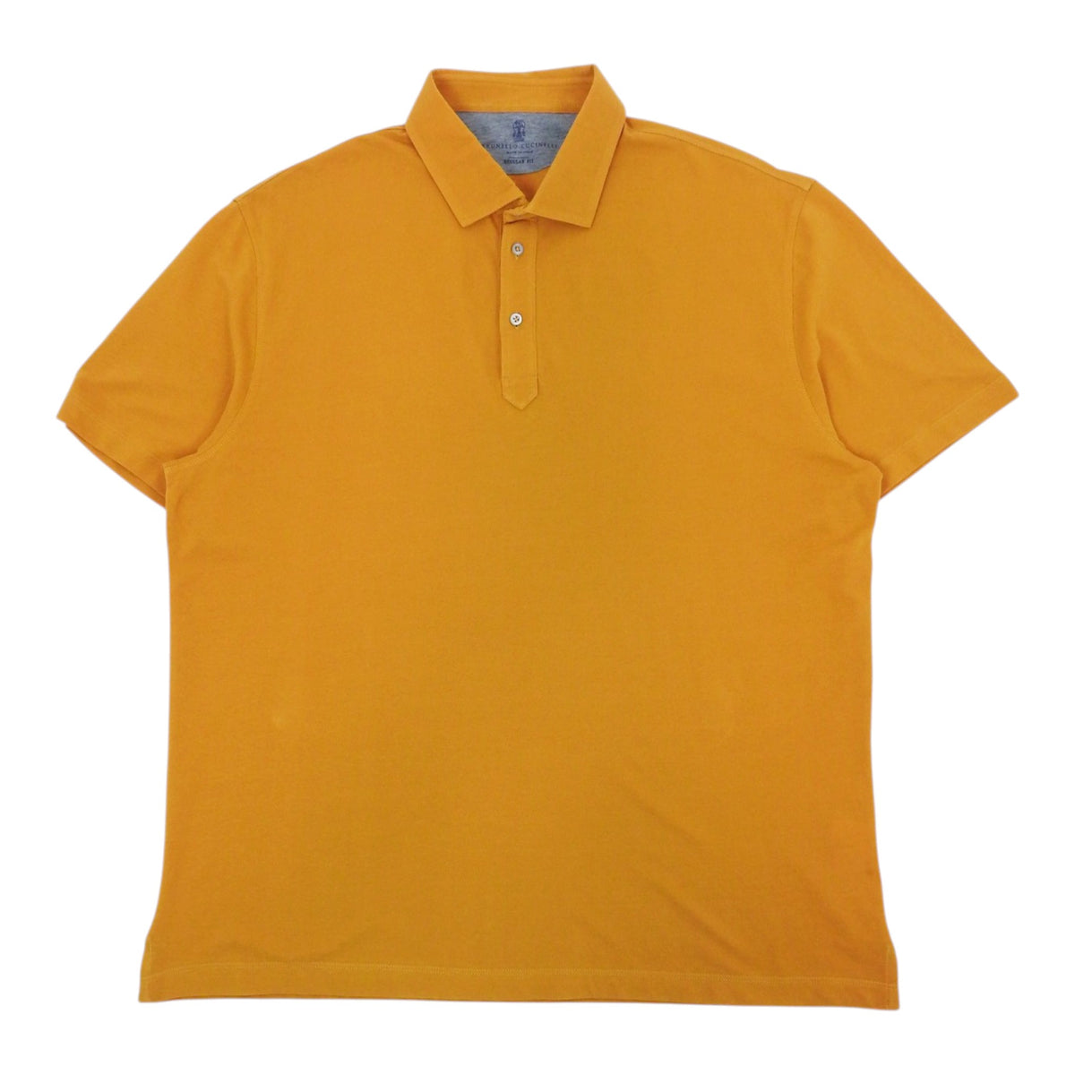 Brunello Cucinelli Brown Pique Polo Size 58
