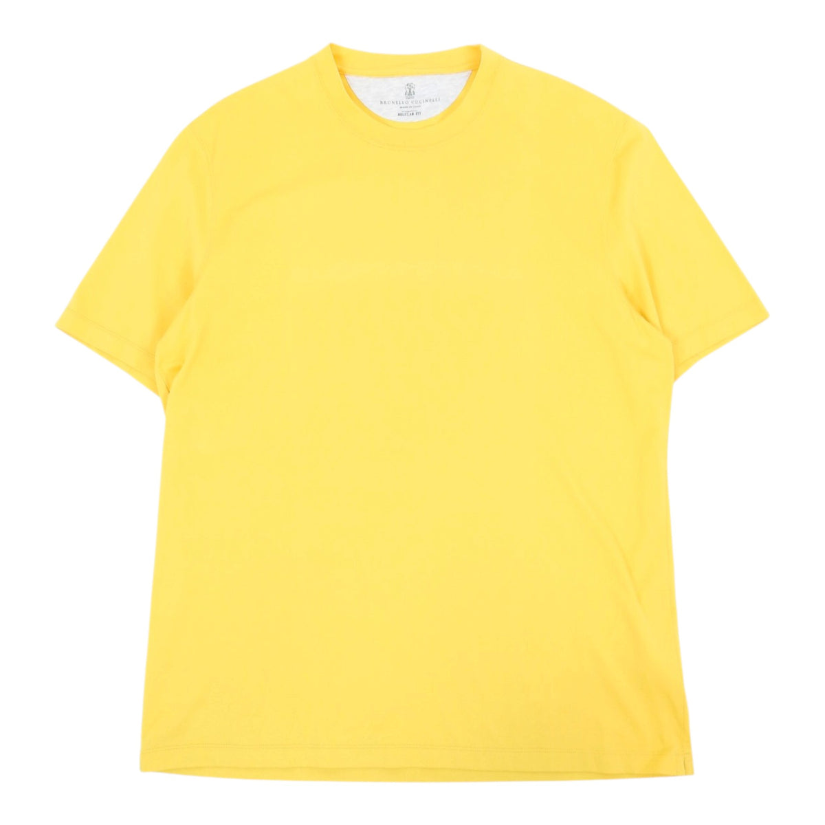Brunello Cucinelli Yellow T-Shirt Size 56