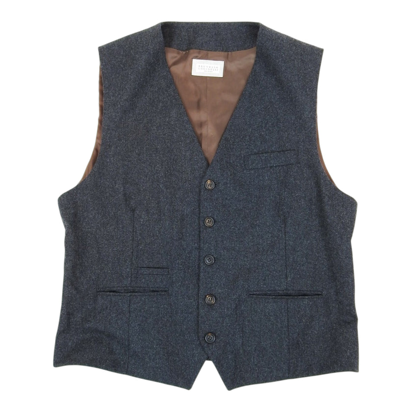 Brunello Cucinelli Cashmere Waistcoat Size 56
