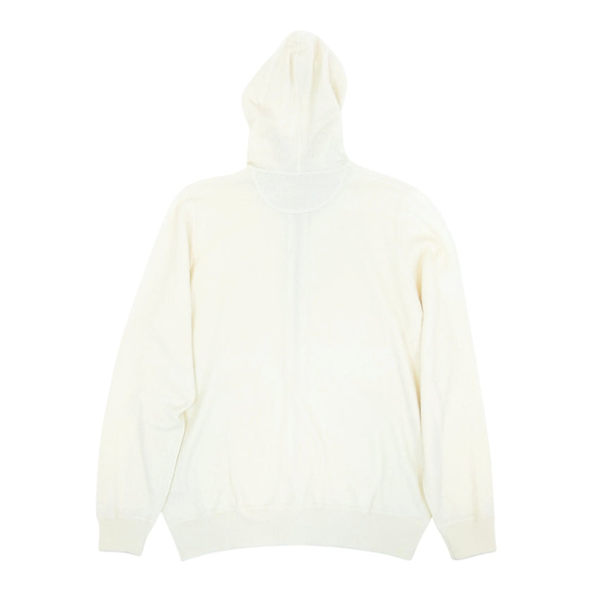Brunello Cream Cashmere Hoodie Size XL