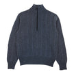 Tom Ford Grey 1/4 Zip Sweater Size 54