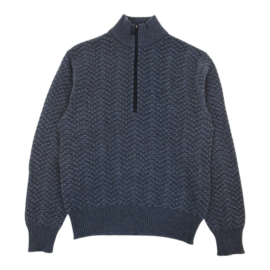 Tom Ford Grey 1/4 Zip Sweater Size 54