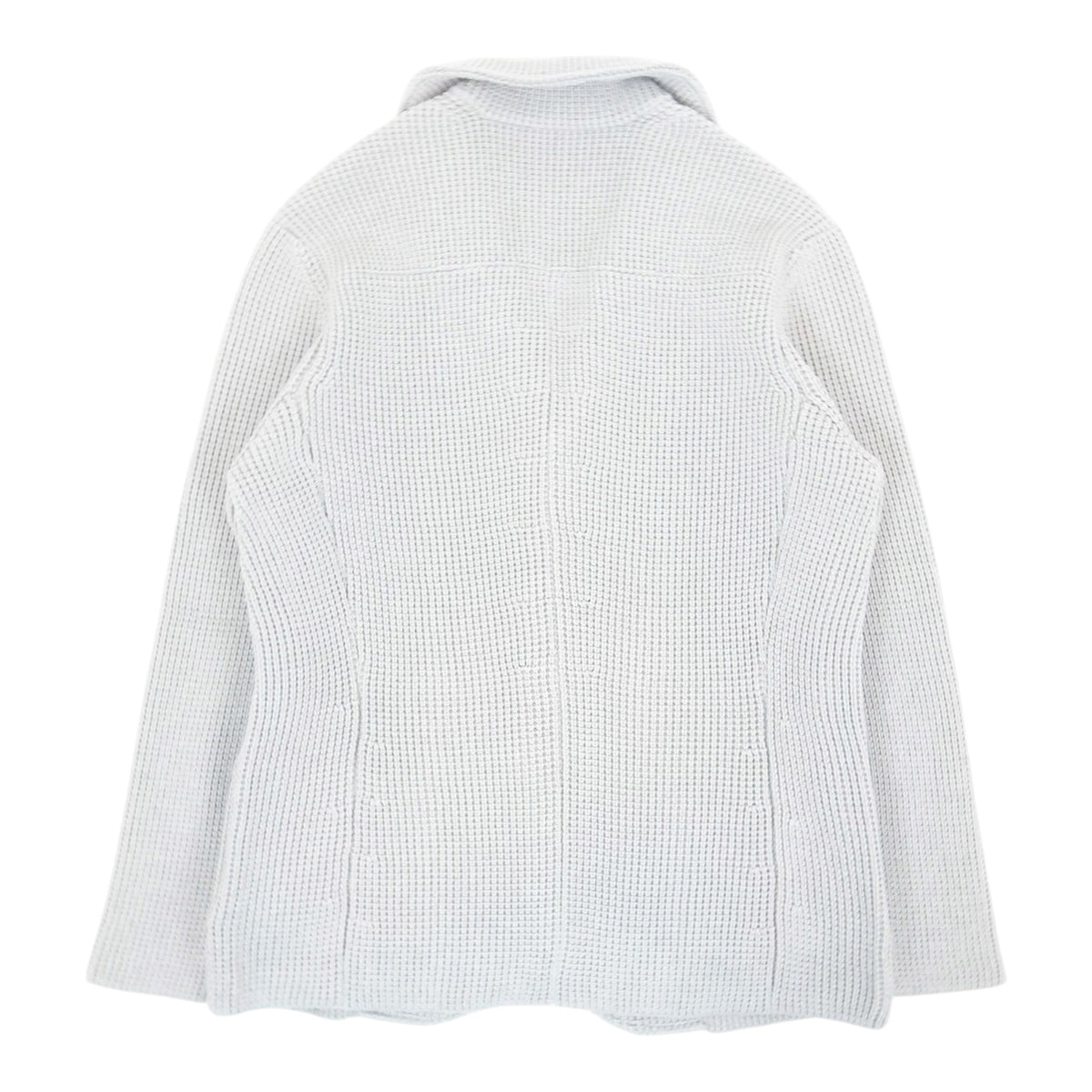 Maurizio Baldassari Grey Lapel Knit Cardigan Size 58