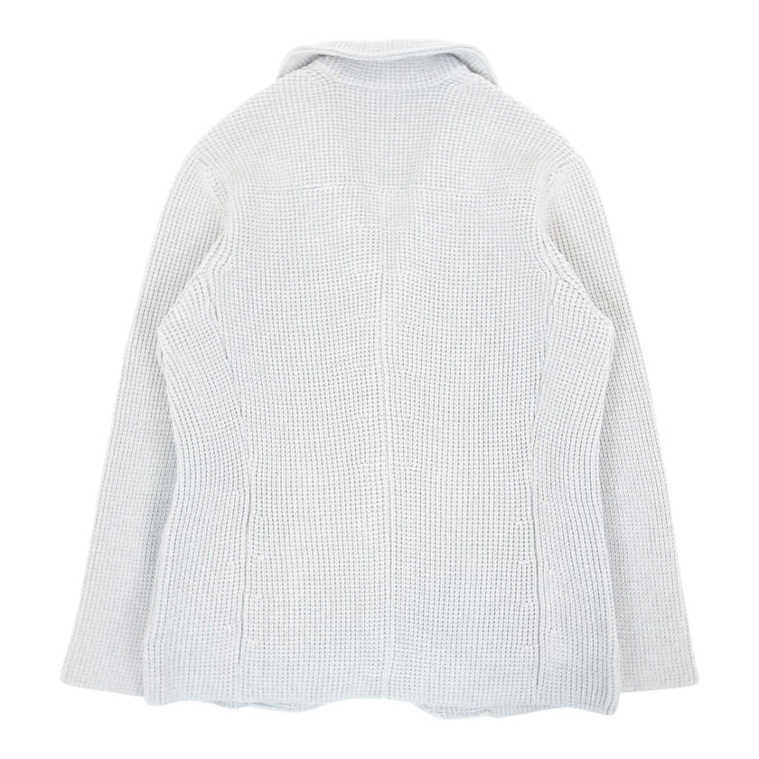 Maurizio Baldassari Grey Lapel Knit Cardigan Size 58