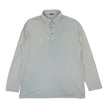 Kiton Grey LS Polo Tee Size XL