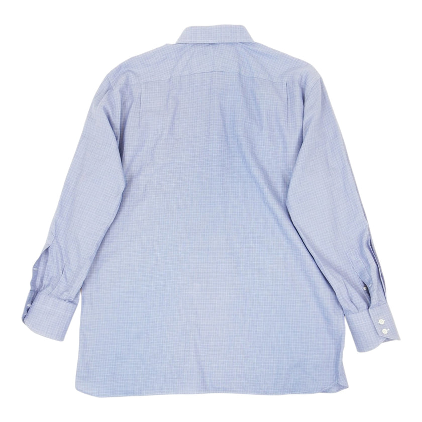 Tom Ford Blue/White Check LS Shirt Size 18