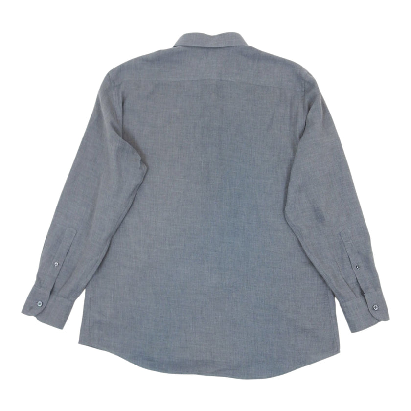 Zegna Grey LS Shirt Size XL