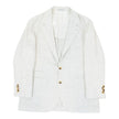 Brunello Cucinelli Cream Plaid 2 Piece Suit Size 56 | 50