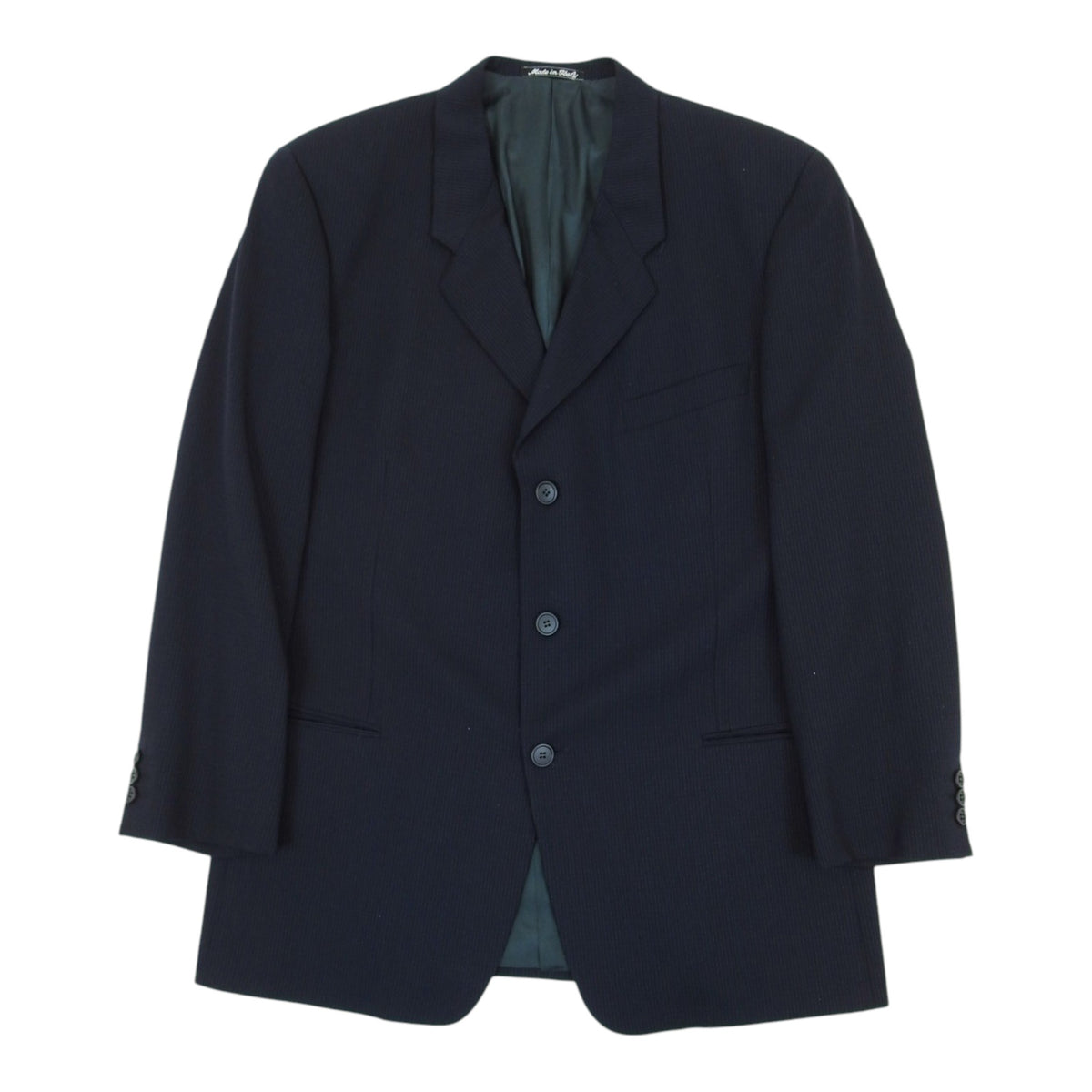 Giorgio Armani Navy Pinstripe 2 Piece Suit Size 42