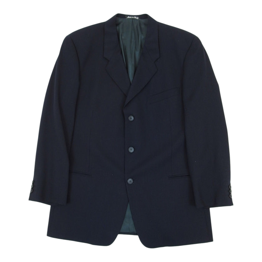 Giorgio Armani Navy Pinstripe 2 Piece Suit Size 42