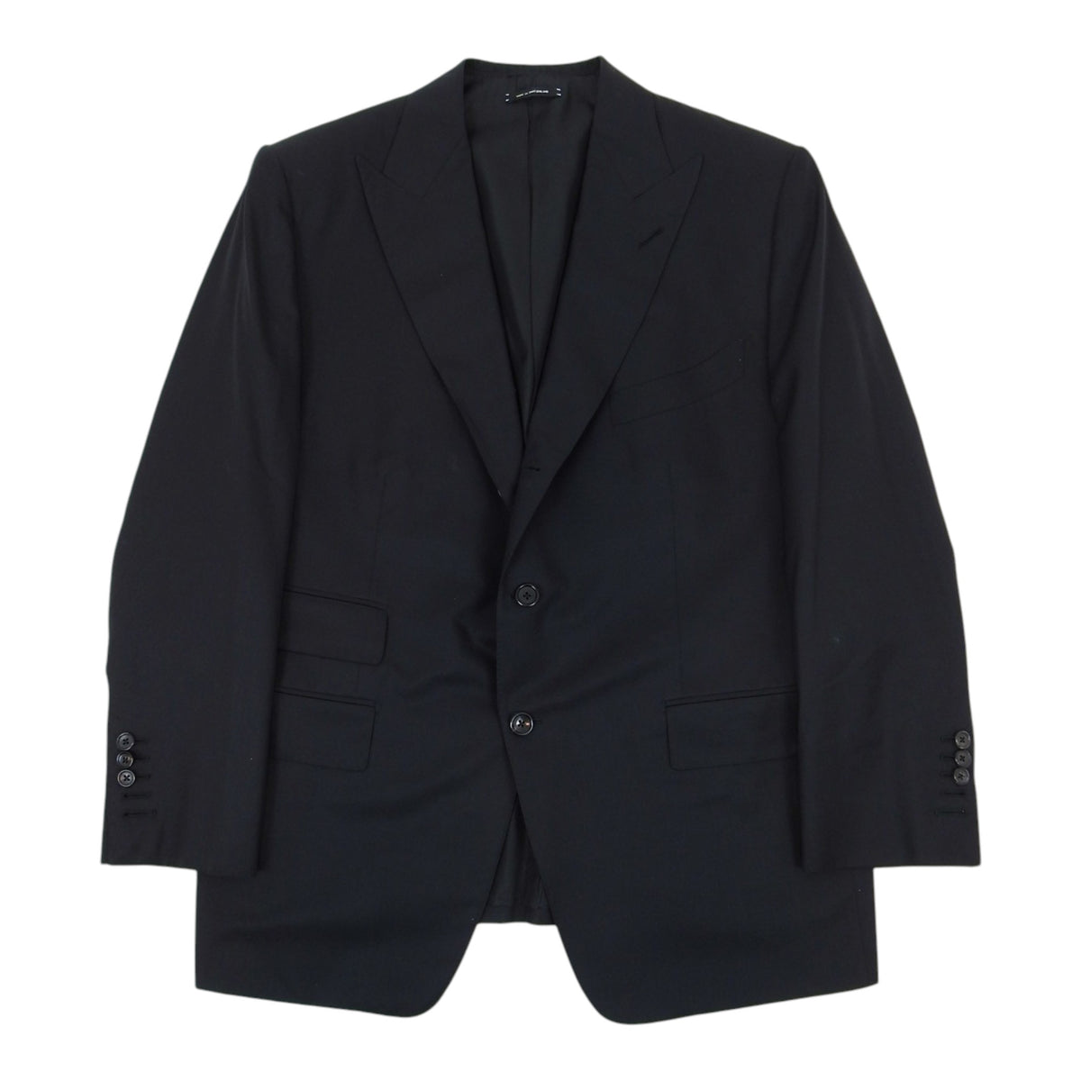 Tom Ford Black 2 Piece Suit Size 54