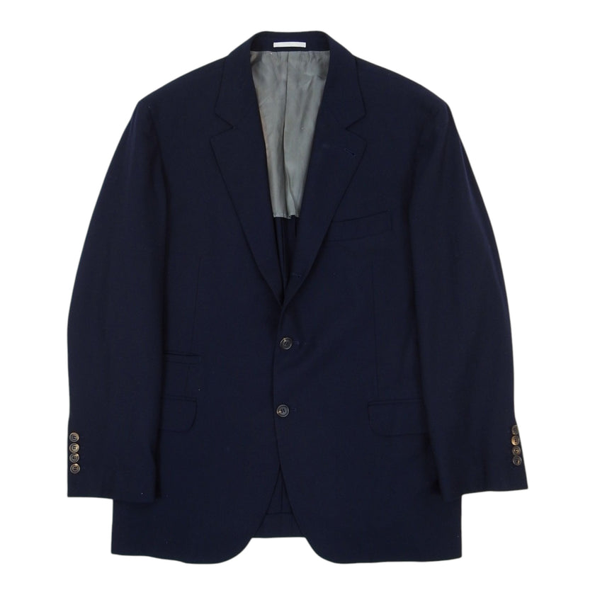 Brunello Cucinelli Navy Suit Size 56