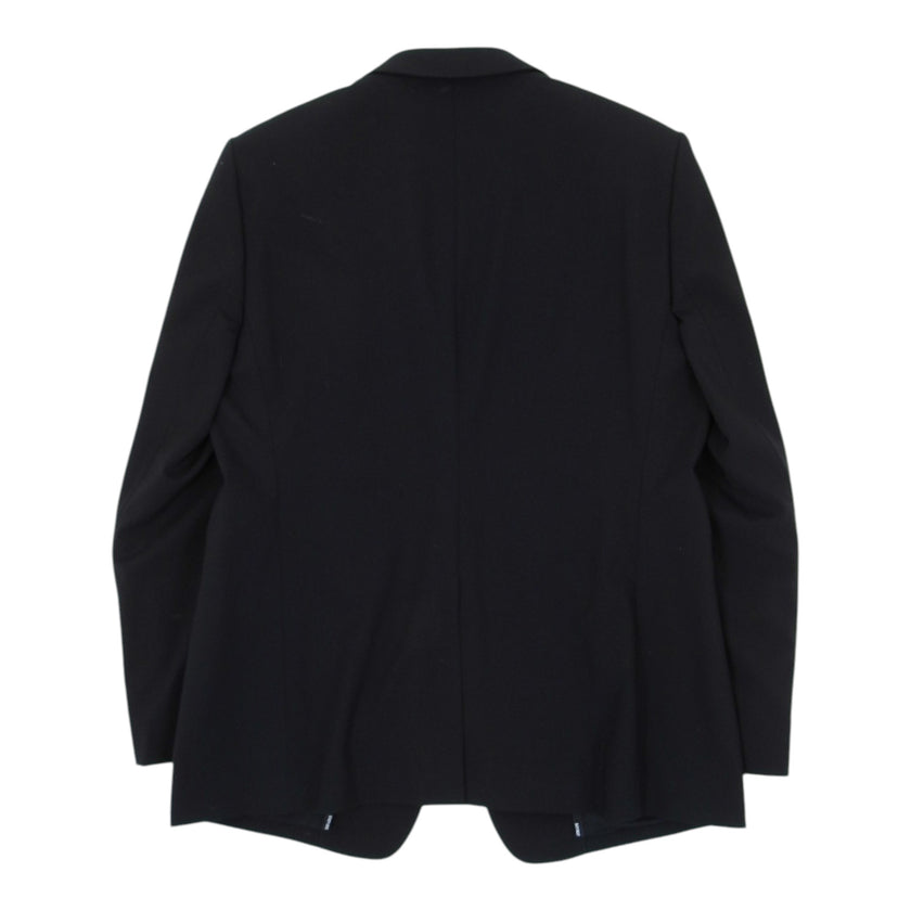 Emporio Armani Black 2 Piece Suit Size 56