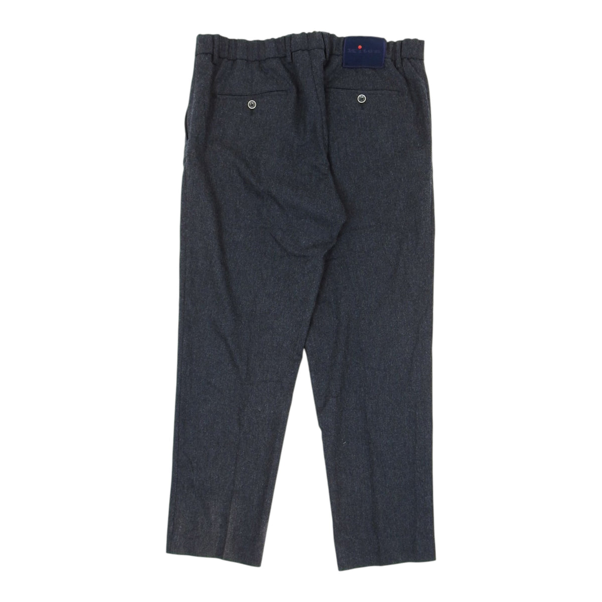 Kiton Red Button Dark Grey Trousers Size 36