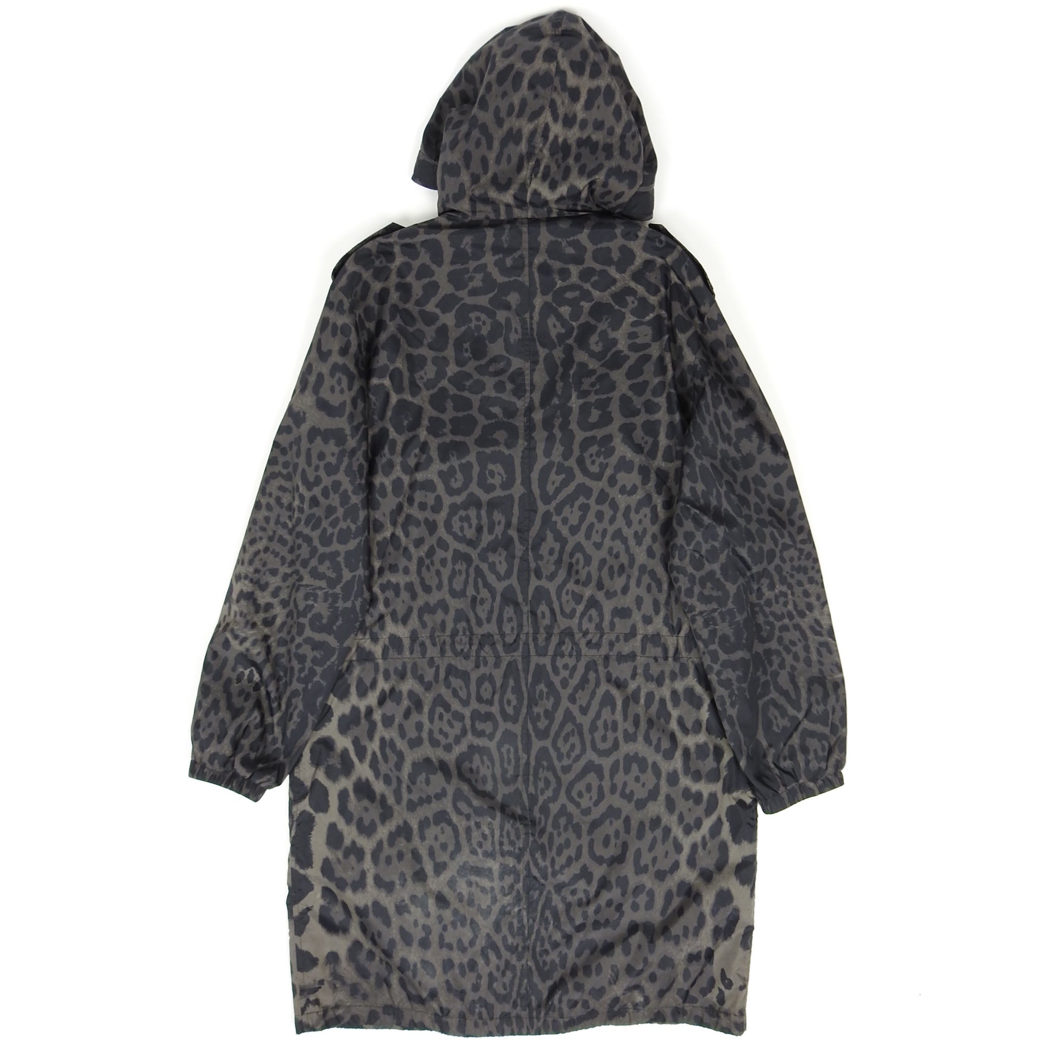 Saint Laurent Paris Leopard Print Coat Size Medium