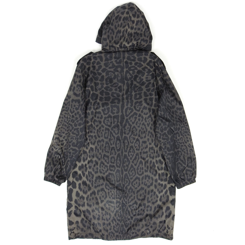 Saint Laurent Paris Leopard Print Coat Size Medium