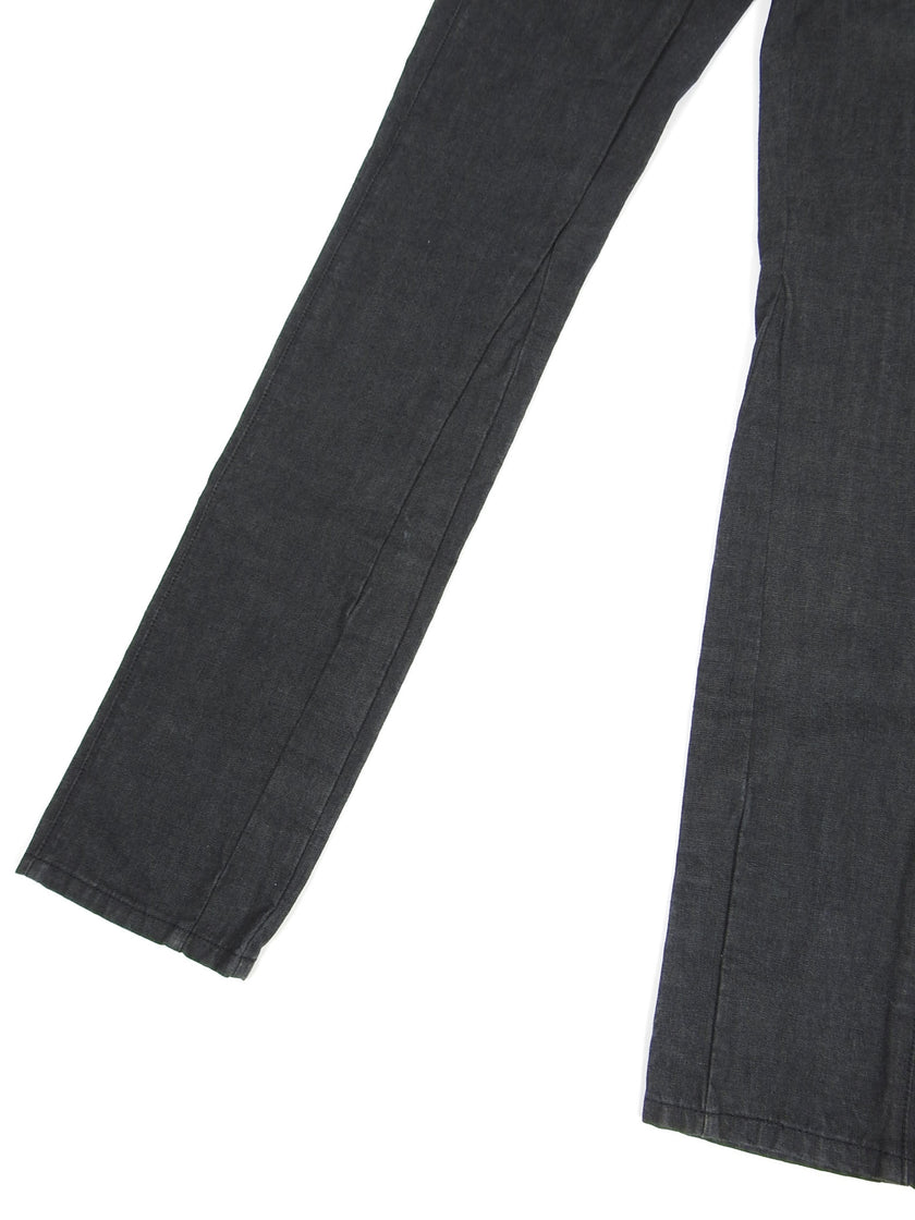Helmut Lang Black Piece Dyed Jeans Size 27