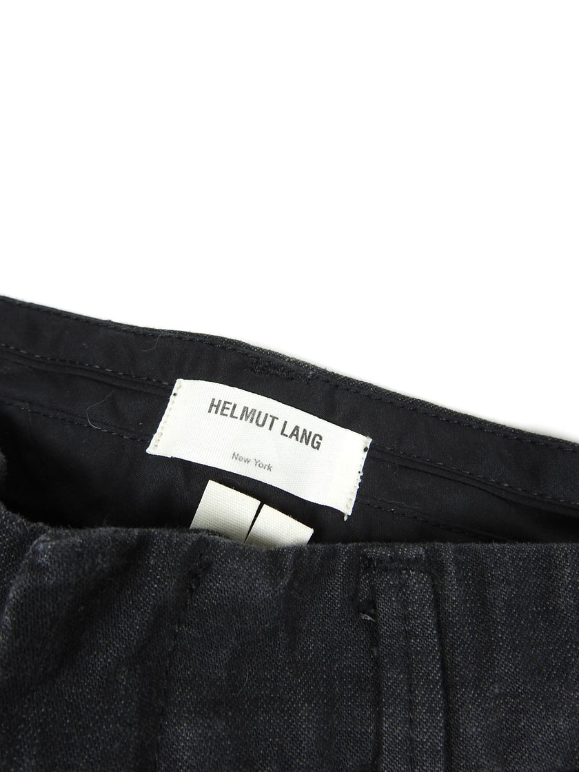 Helmut Lang Black Piece Dyed Jeans Size 27