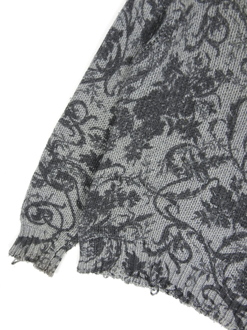 Dolce & Gabbana Floral Knit Sweater Size 52